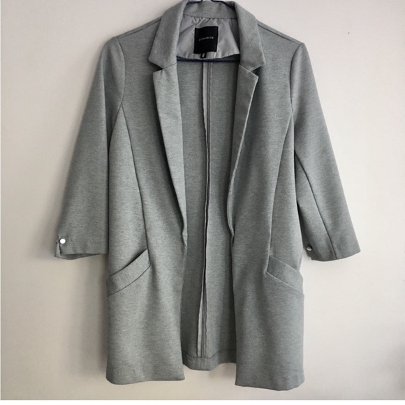Dynamite Grey Boyfriend Blazer - Picture 2 of 8